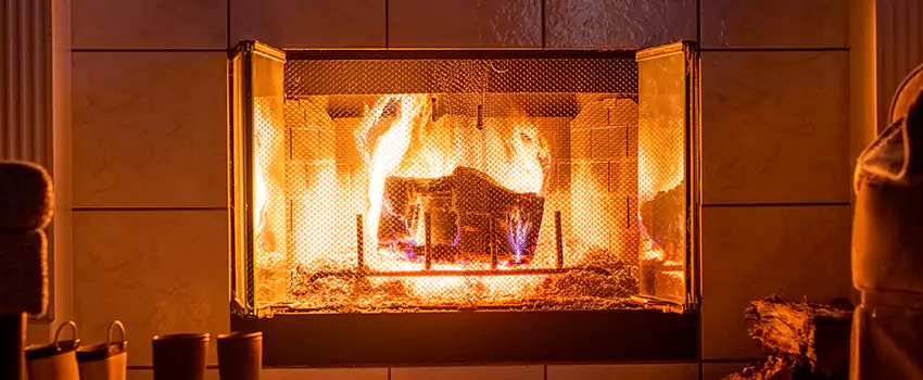 Mendota Hearth Landscape Fireplace Installation in Marrero, Louisiana