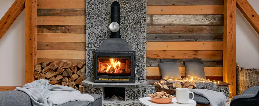 Thelin Hearth Products Direct Vent Gas Stove Fireplace Inspection in Marrero, Louisiana